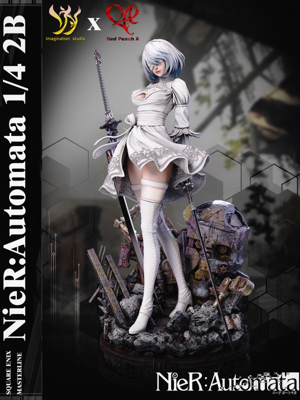 Imagination studio X Red Peach A NieR:Automata 2B Hot Sexy 1/4 Statue